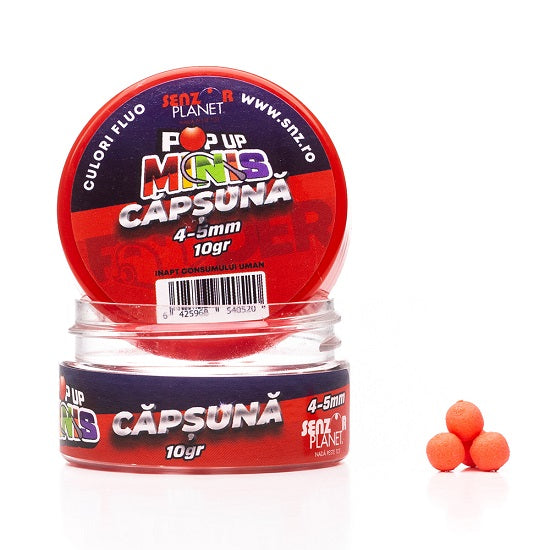 POP-UP Senzor MINIS CAPSUNA (ROSU) 4-5mm 10g
