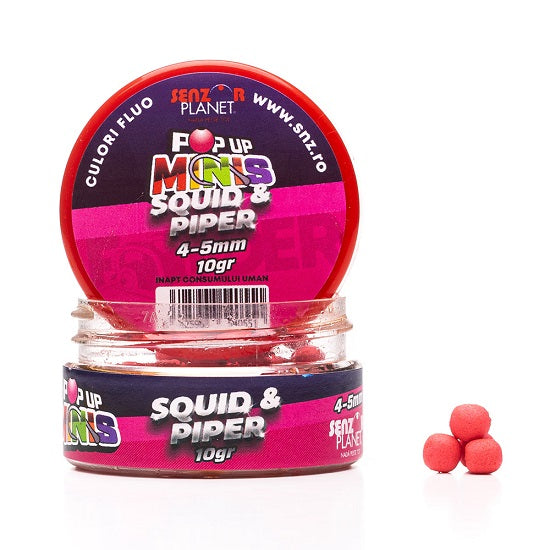 POP-UP Senzor MINIS SQUID &amp; PIPER (ROZ) 4-5mm 10g