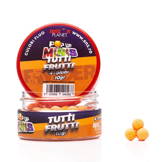 POP-UP Senzor MINIS TUTTI FRUTTI (PORTOCALIU) 4-5mm 10g