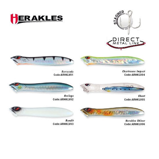 POPPER COLMIC HERAKLES SKYWALK 13cm 27.5gr Ghost