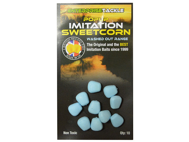 PORUMB ARTIFICIAL FLOTANT ENTERPRISE TACKLE POP-UP SWEETCORN Washed Out Blue 10BUC/PLIC