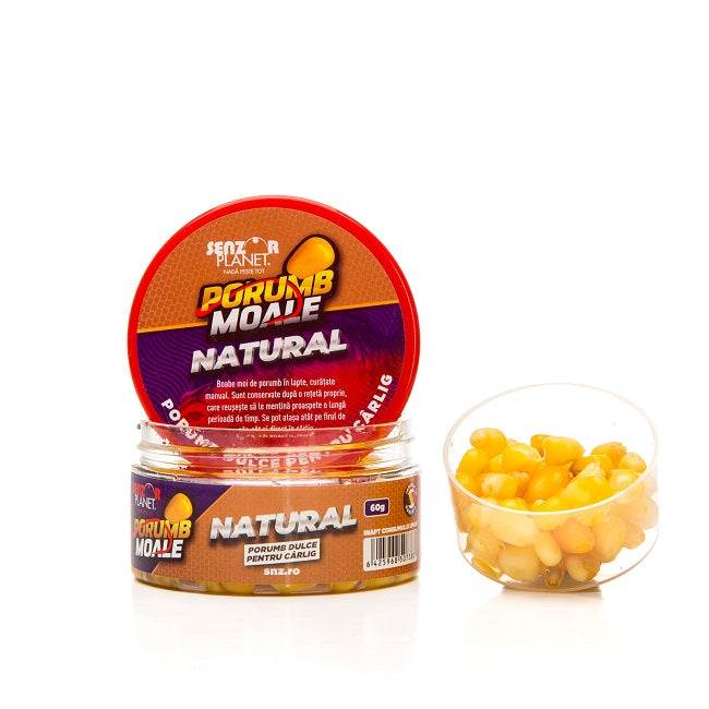 PORUMB SENZOR MOALE PENTRU CARLIG NATURAL 60g
