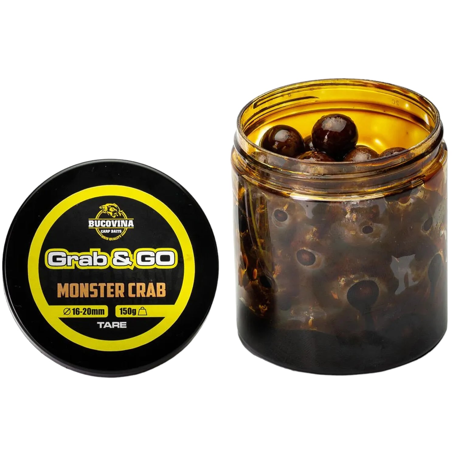Pachet Grab &amp; GO Bucovina Baits Boilies pentru Nadit +  Boilies de Carlig Dipuite