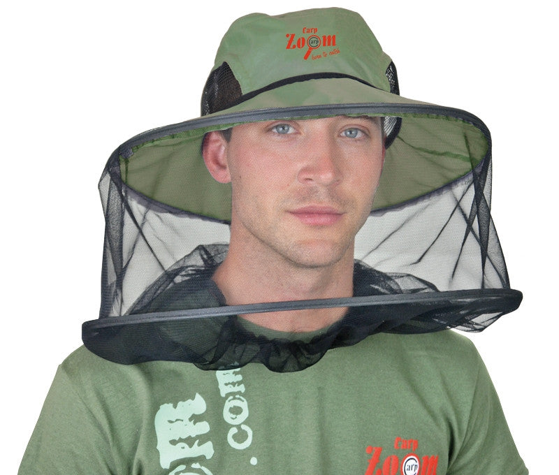Palarie cu Plasa Mosquito Carp Zoom Verde