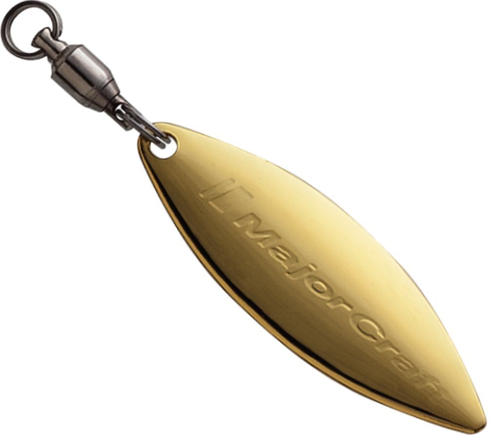 Paleta Oscilanta MAJOR CRAFT Kantan Blade, Medium, Gold, 2buc/pac