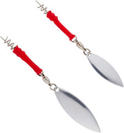 Paleta SAVAGE GEAR Spinner Screwin Teaser, Red-Silver, 3buc/pac