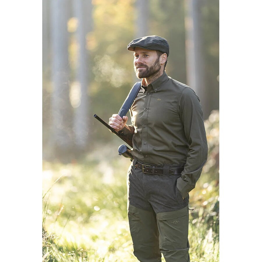 Pantaloni BLASER 658 Ake, Olive Melange Black, Marime 48