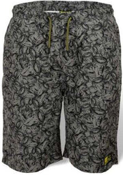 Pantaloni Black Cat Beach Shorts, Grey-Black