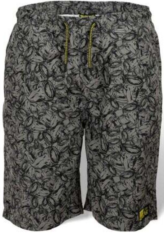 Pantaloni Black Cat Beach Shorts, Grey-Black
