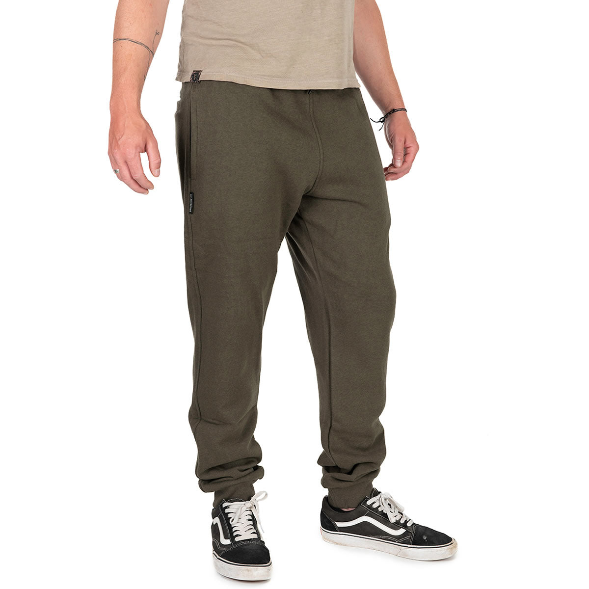 Pantaloni Fox Collection Joggers Green &amp; Black, Marime M3XL