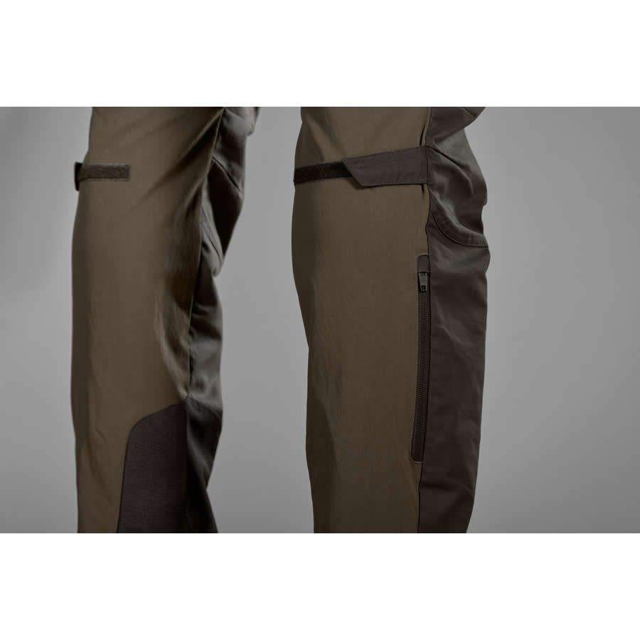 Pantaloni HARKILA Ragnar Trousers Slate Brown / Willow Green Marime