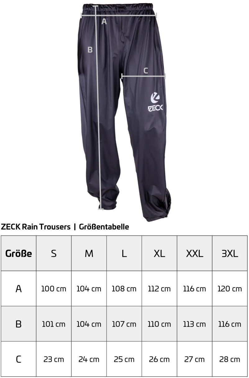 Pantaloni Ploaie ZECK Rain Trousers, Marimea M