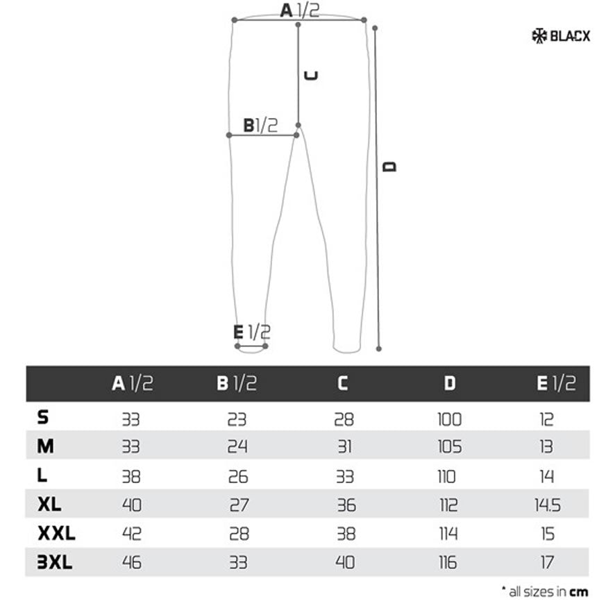 Pantaloni Termo Delphin TUNDRA Blacx