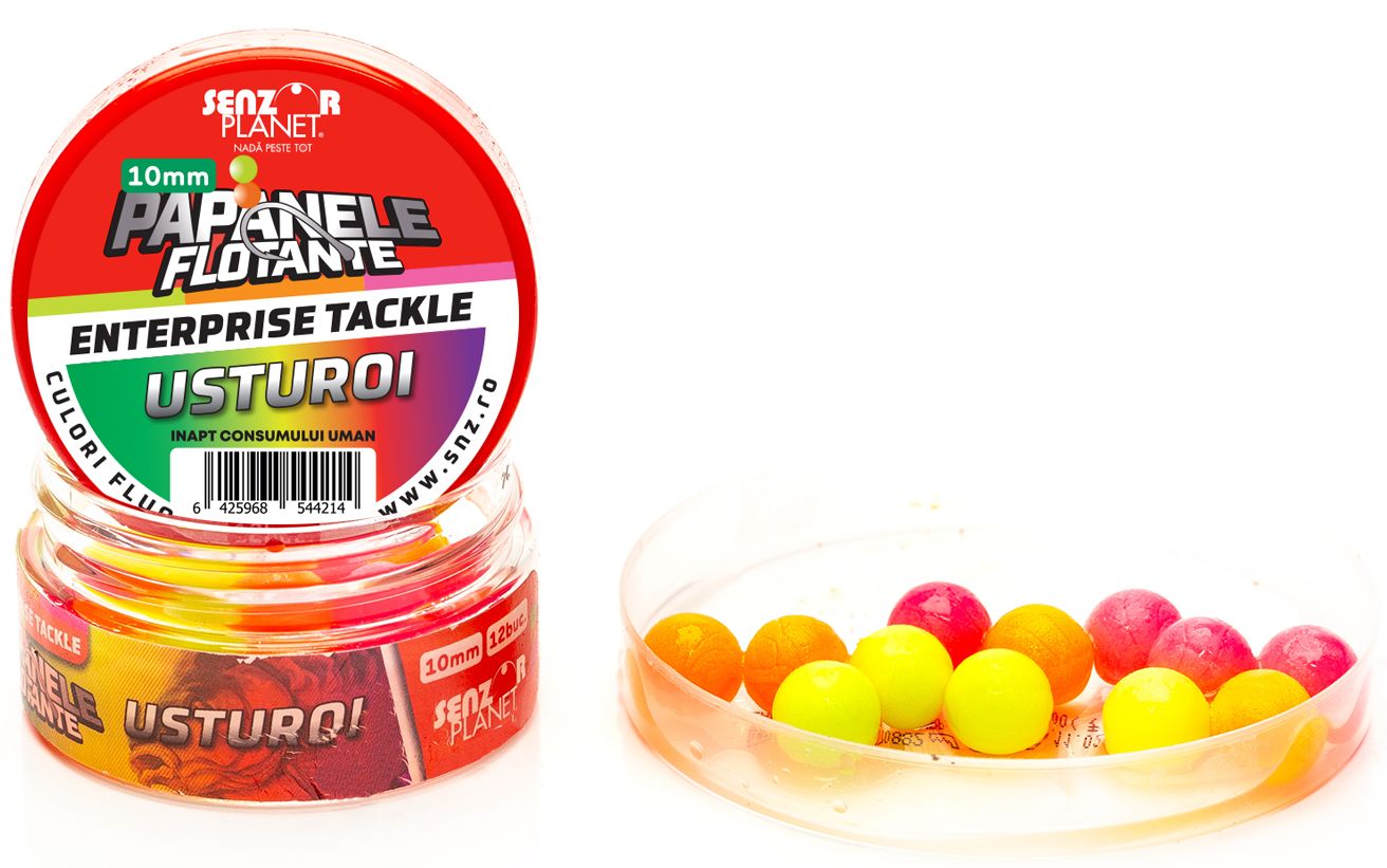 Papanele Flotante Senzor Enterprise Tackle, Usturoi, 10mm, 12buc