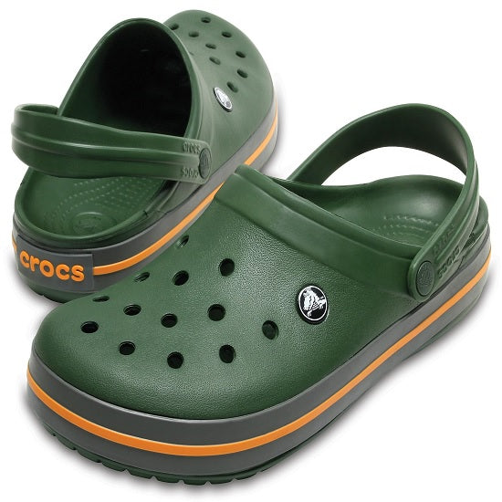 Papuci Crocs Crocband Forest Green/Slate Grey Marimea 41,42 M8