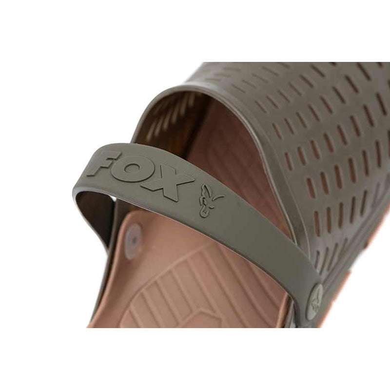 Papuci FOX Clogs, Khaki, Marime 41