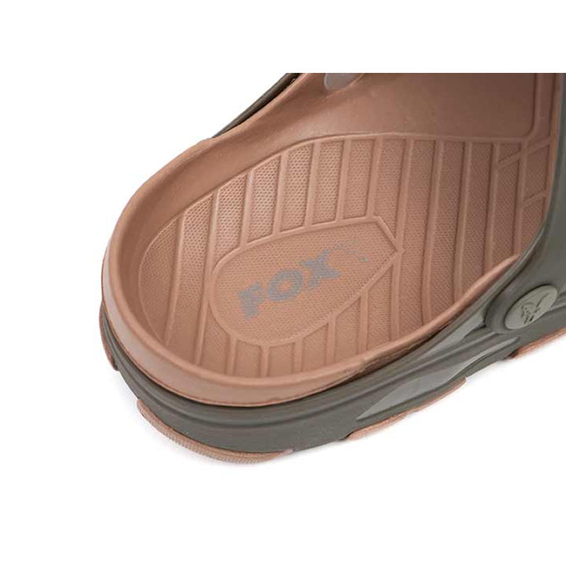 Papuci FOX Clogs, Khaki, Marime 46
