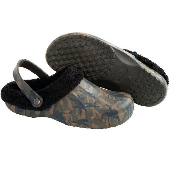 Papuci Fox Chunk Camo Fleece Clogs Marime 44