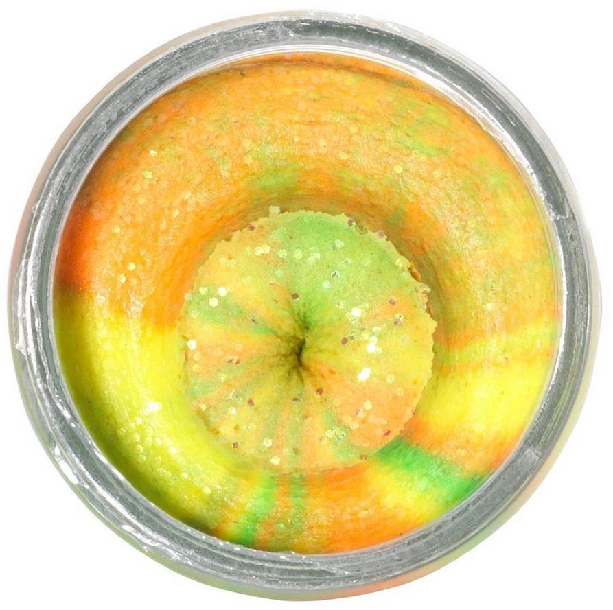 Pasta BERKLEY PowerBait Natural Glitter Trout Dough, Garlic, Rainbow Glitter, 50g