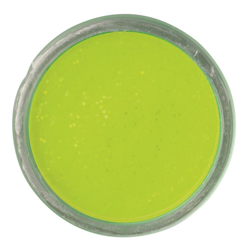 Pasta BERKLEY PowerBait Sinking Glitter Trout Dough, Chartreuse Glitter, 50g