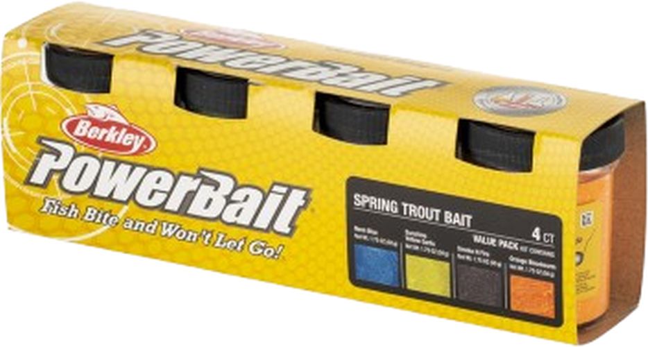 Pasta BERKLEY PowerBait Trout Dough Season Pack, Spring, 4buc/pac