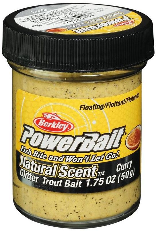 Pasta BERKLEY PowerBait Trout Dough Spices Floating, Spices Curry, 50g