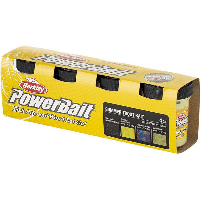 Pasta Flotanta 4 x Berkley Powerbait Trout Season Pack, Summer (Vara)