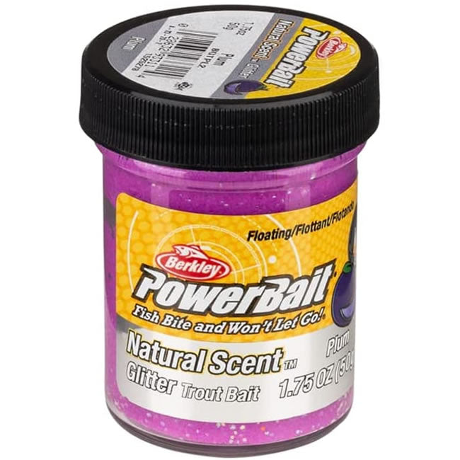 Pasta Flotanta Berkley PowerBait Natural Trout Bait Fruits, Plum