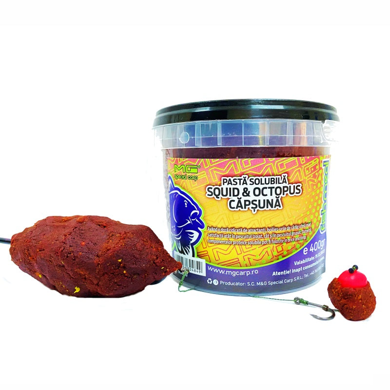 Pasta Solubila MG Special Carp Squid Octopus Capsuna, 400g