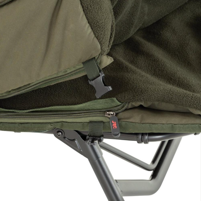 Pat + Sac de Dormit JRC TX2 Sleep System Wide, 8 Picioare, 225x100x44cm