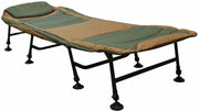 Pat Zfish Bedchair Siesta X8, Green-Brown, 205x85cm