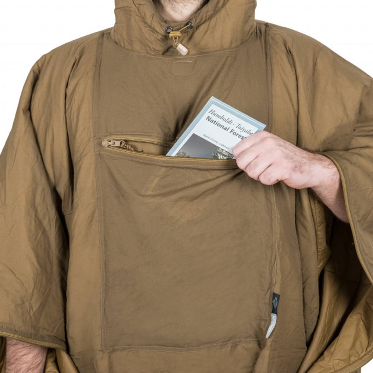 Patura Multifunctionala Helikon Tex Swagman Roll Poncho Coyote Brown, 145x200cm