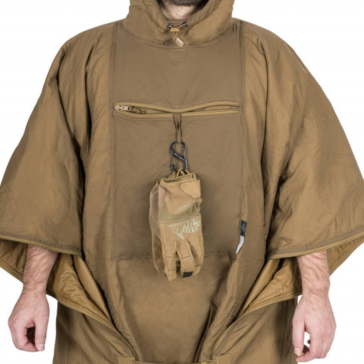 Patura Multifunctionala Helikon Tex Swagman Roll Poncho Coyote Brown, 145x200cm