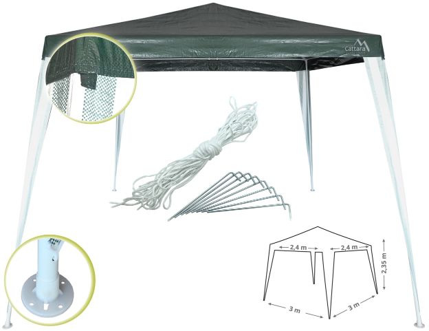 Pavilion CATTARA Assen, TT13349, 300x300x235cm