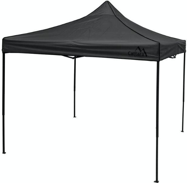 Pavilion Pliabil CATTARA Impermeabil Gri, TT13342, 300x300x200cm