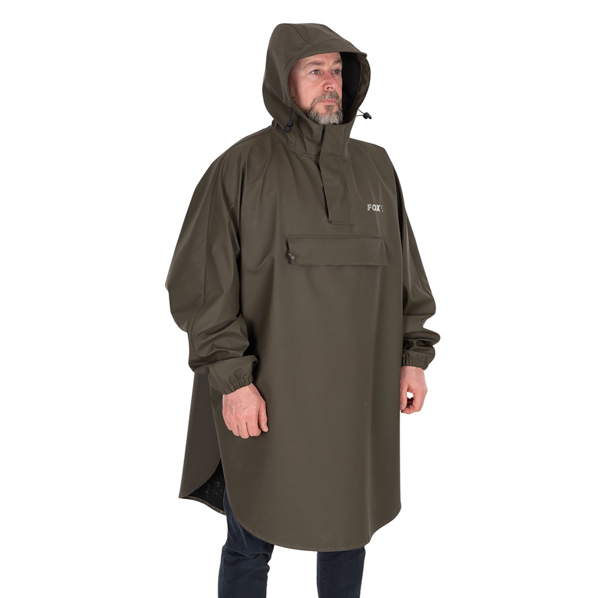 Pelerina Ploaie FOX Poncho Khaki, Marime Univ.