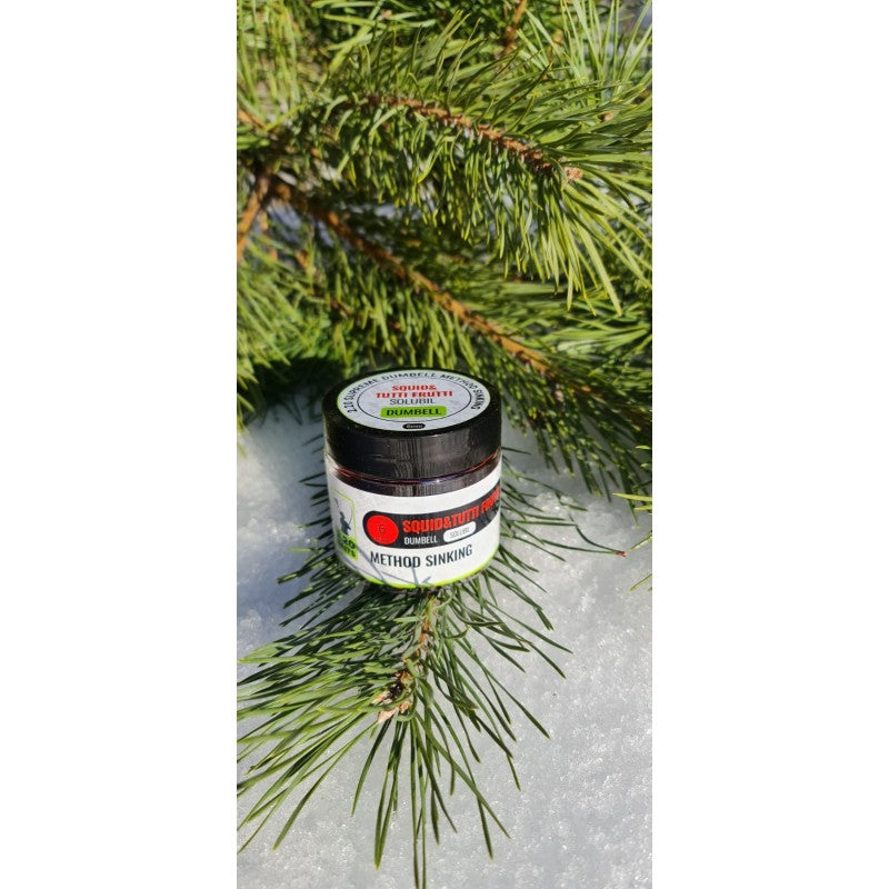 Pelete  220Baits Supreme Method Sinking Dumbell Tare 10 MM Squid &amp;Tutti fruti