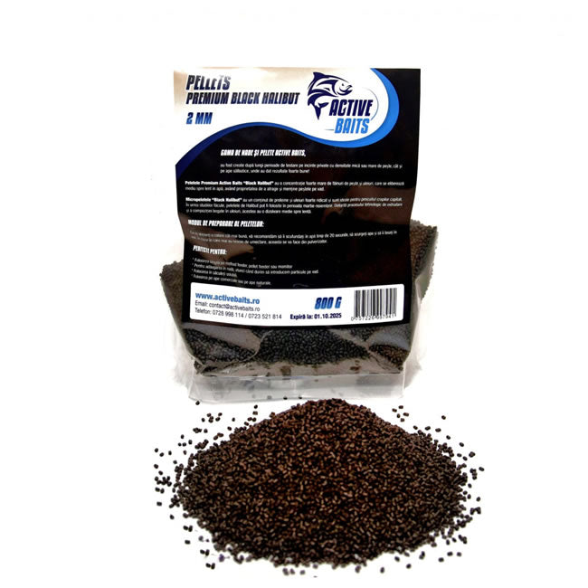 Pelete Active Baits “Premium Black Halibut” 2mm 800g