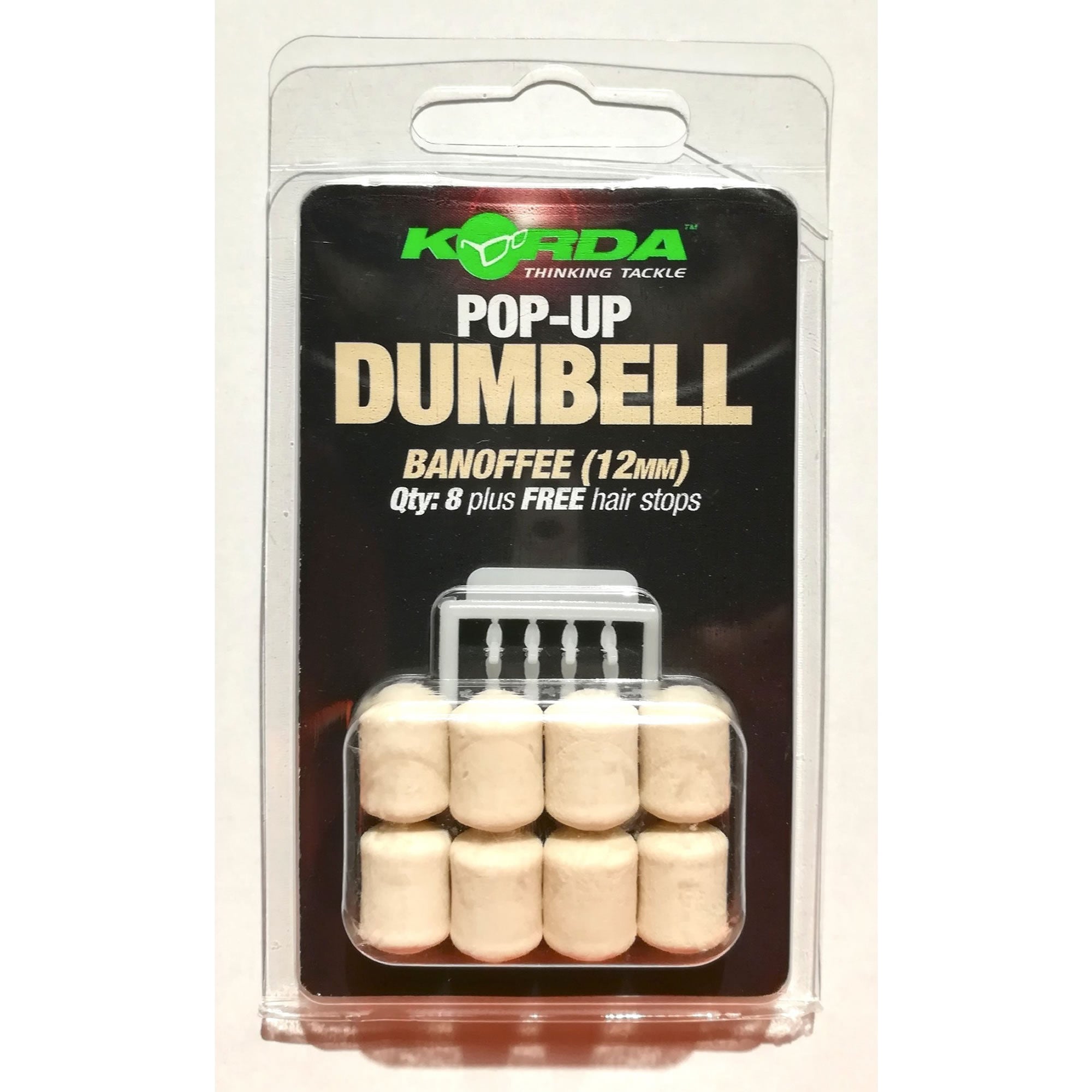 Pelete Artificiale KORDA Pop Up Dumbell, IB, Yellow, 8mm, 10buc/pac
