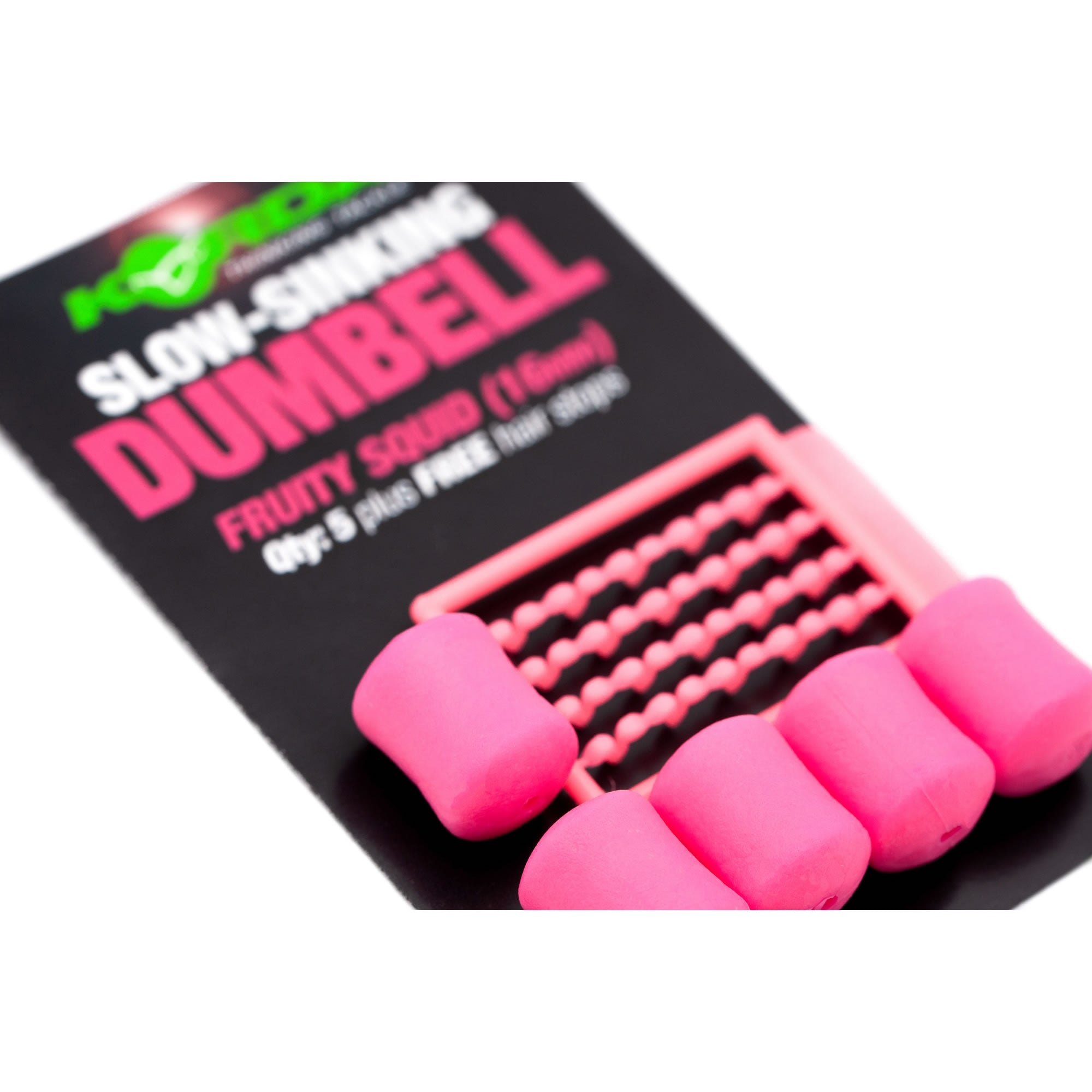 Pelete Artificiale KORDA Slow Sinking Dumbell, IB, Yellow, 16mm, 5buc/pac