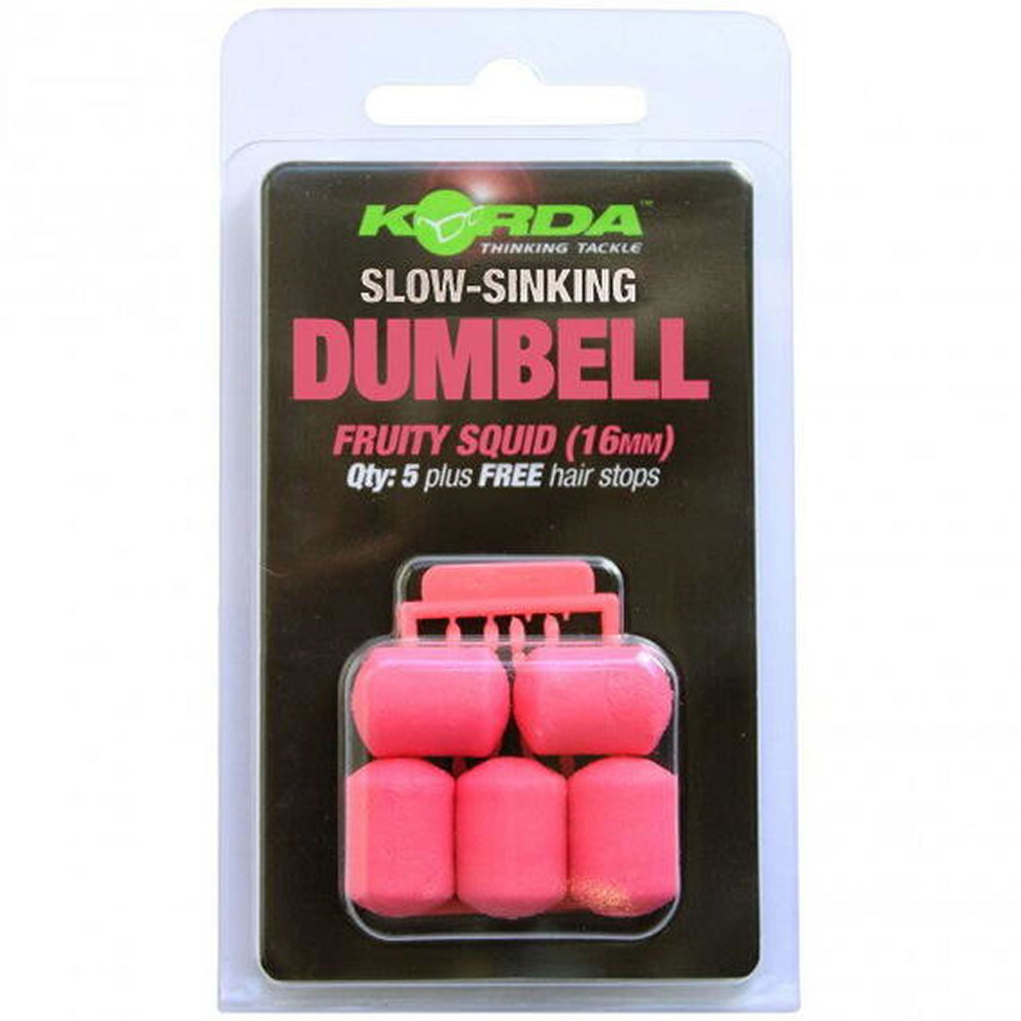 Pelete Artificiale KORDA Slow Sinking Dumbell, IB, Yellow, 8mm, 10buc/pac