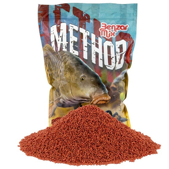 Pelete Benzar Method Feeder Mix Capsuni 2mm 800g