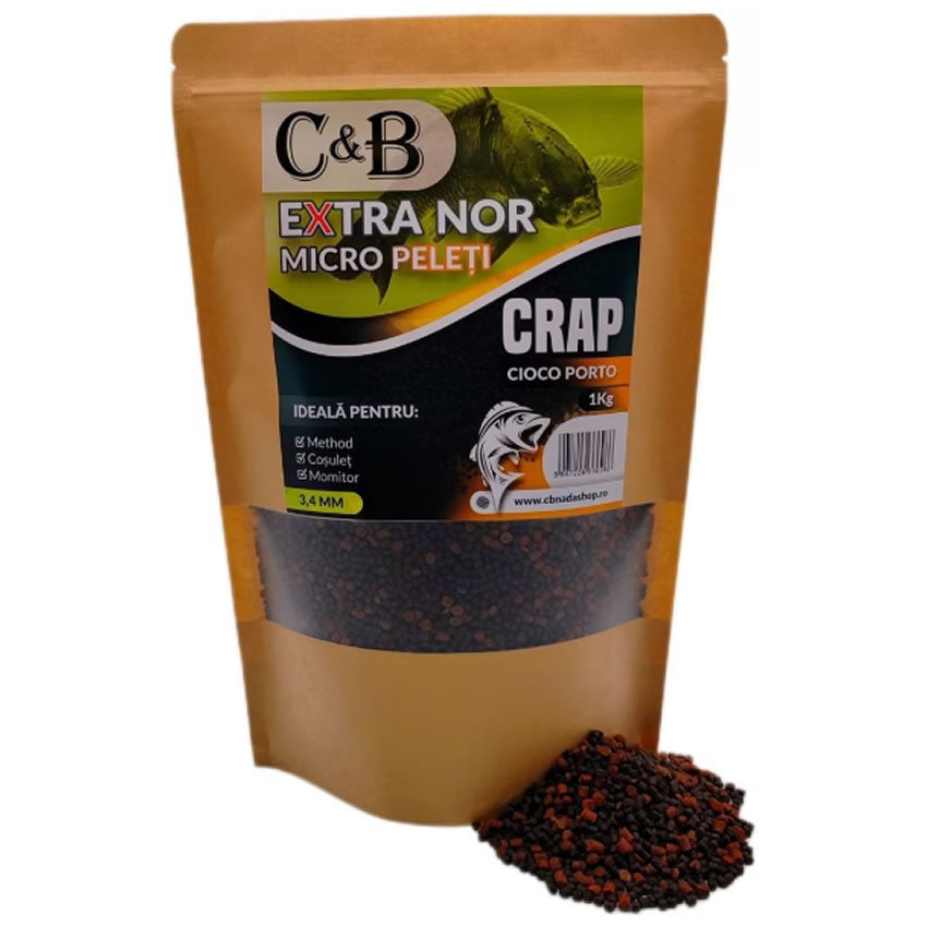  Pelete C&amp;B Extra Nor Micro Cioco-Porto 3-4mm, 1kg