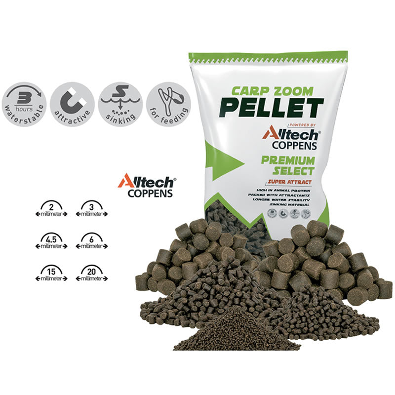 Pelete CARP ZOOM Premium Select Super Atract Pellets 800g