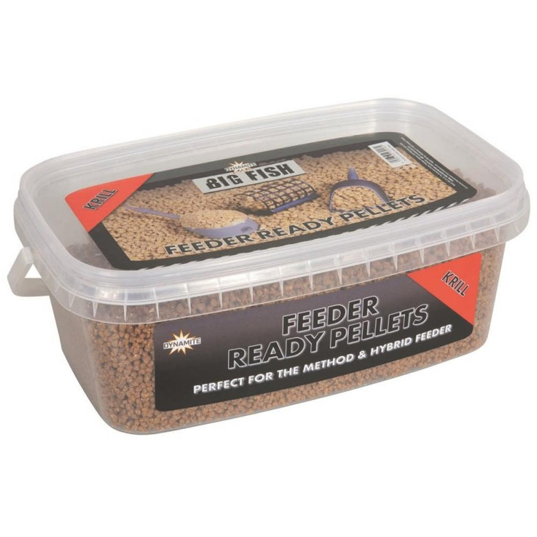 Pelete DYNAMITE BAITS Big Fish Feeder Ready Krill 2mm, 1.2kg