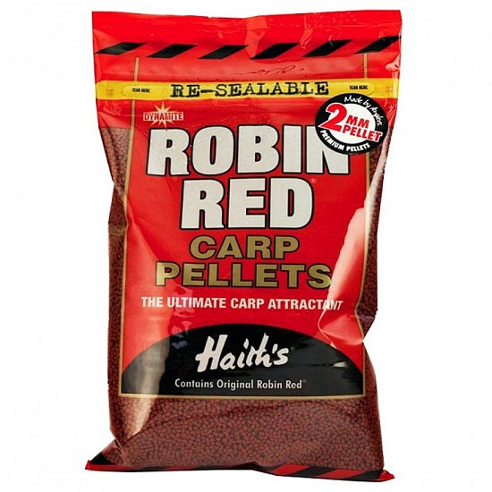 Pelete DYNAMITE BAITS Carp Pellet,  Robin Red, 2mm