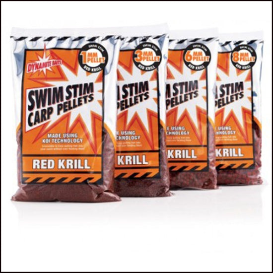 Pelete Dynamite Baits Swim Stim Red Krill Carp 900Gr