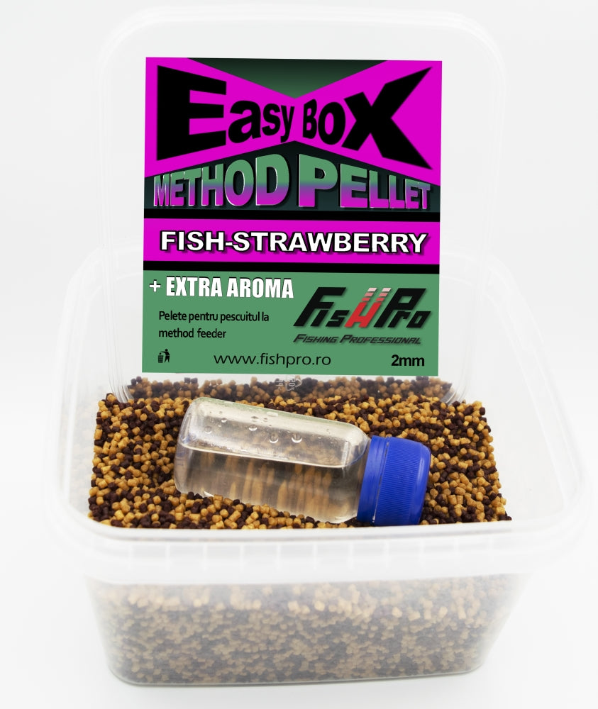Pelete Easybox Method Pellet - Fish Stawberry