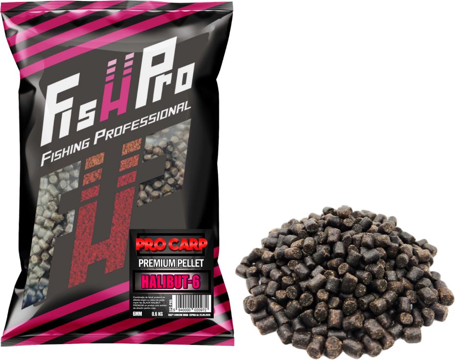 Pelete FISH PRO Carp Premium Halibut 800g