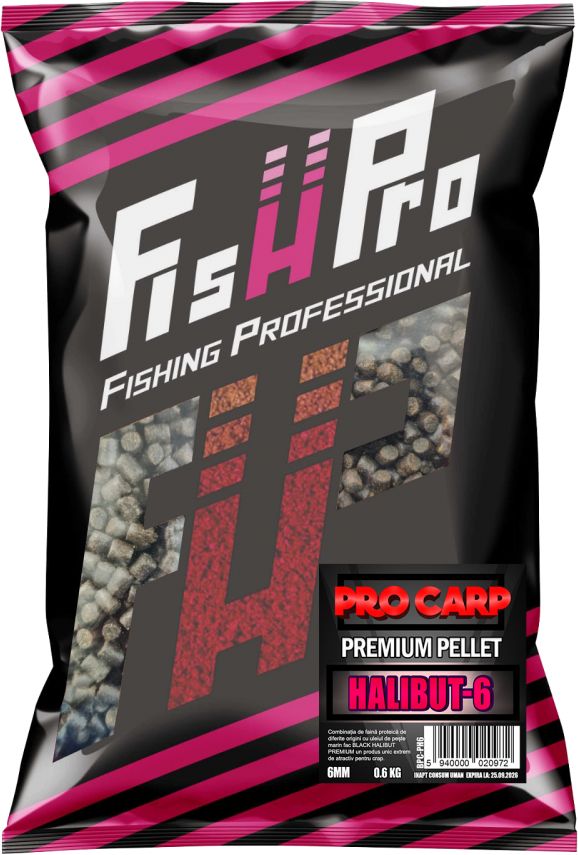 Pelete FISH PRO Carp Premium Halibut 800g